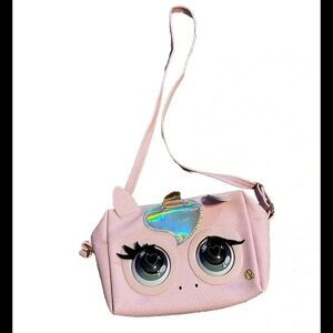 PURSE PETS Glamicorn Unicorn INTERACTIVE CROSSBODY PURSE With Sounds & Reactions